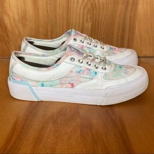 Sperry Top Sider Soletide Sneakers a White Pink Blue Youth 5 SEF0945